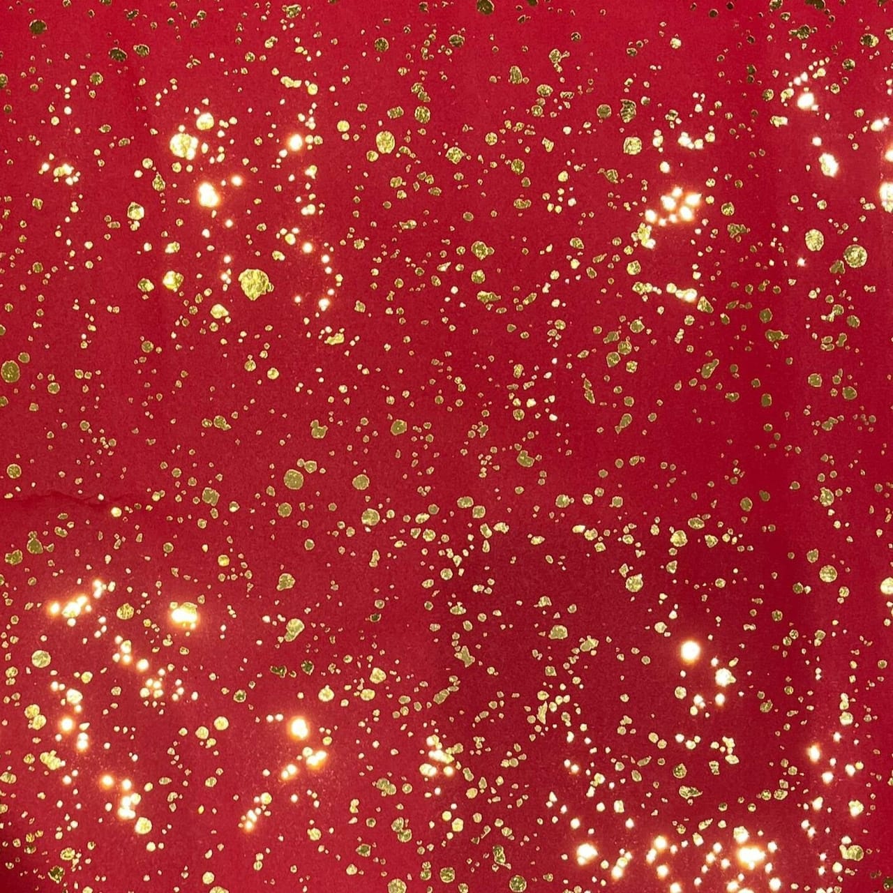 Red & Gold Foil Dots Premium Gift Wrap by Celebrate It™